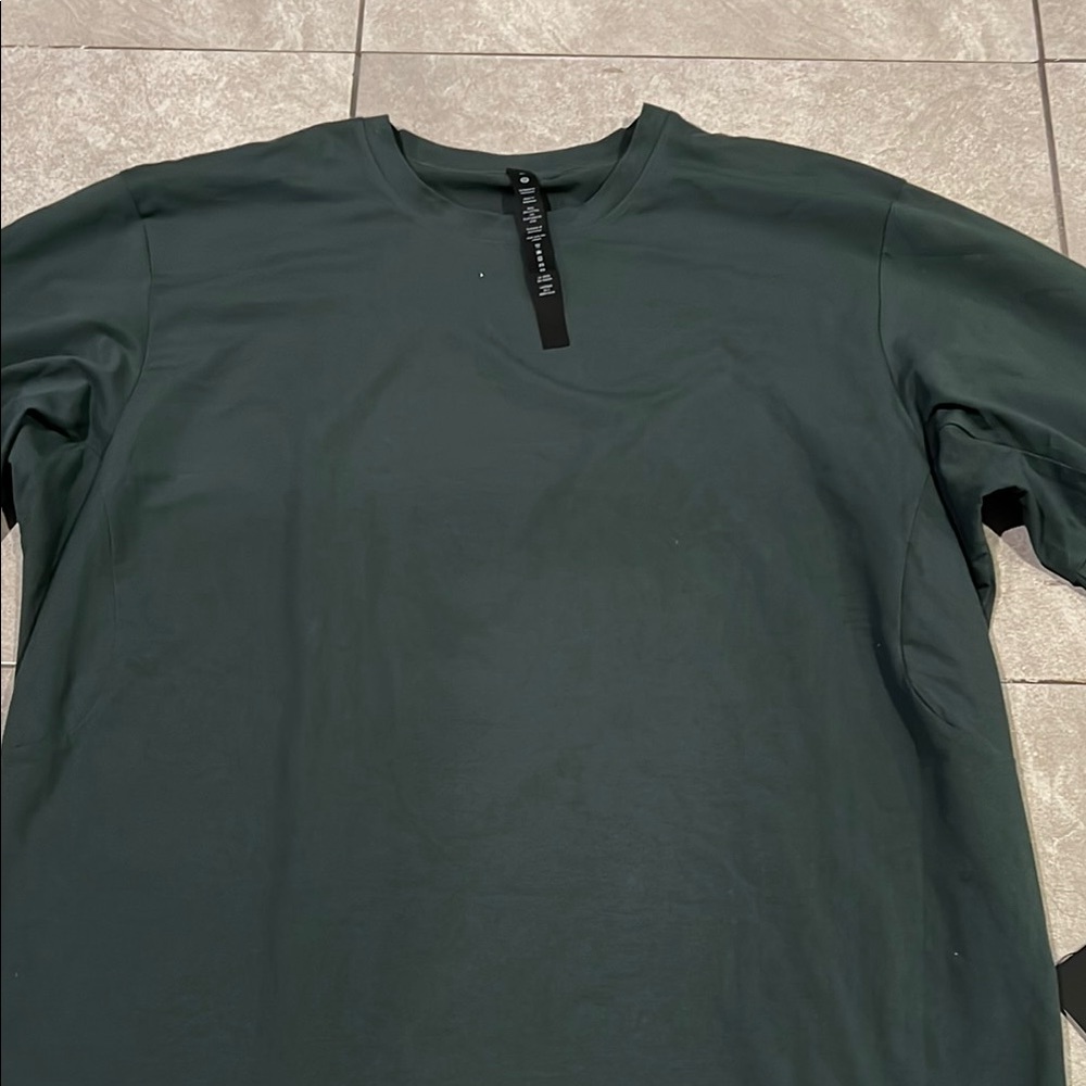 Dark Green Long Sleeve Shirt - Picture 3 of 3